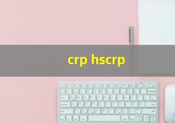 crp hscrp